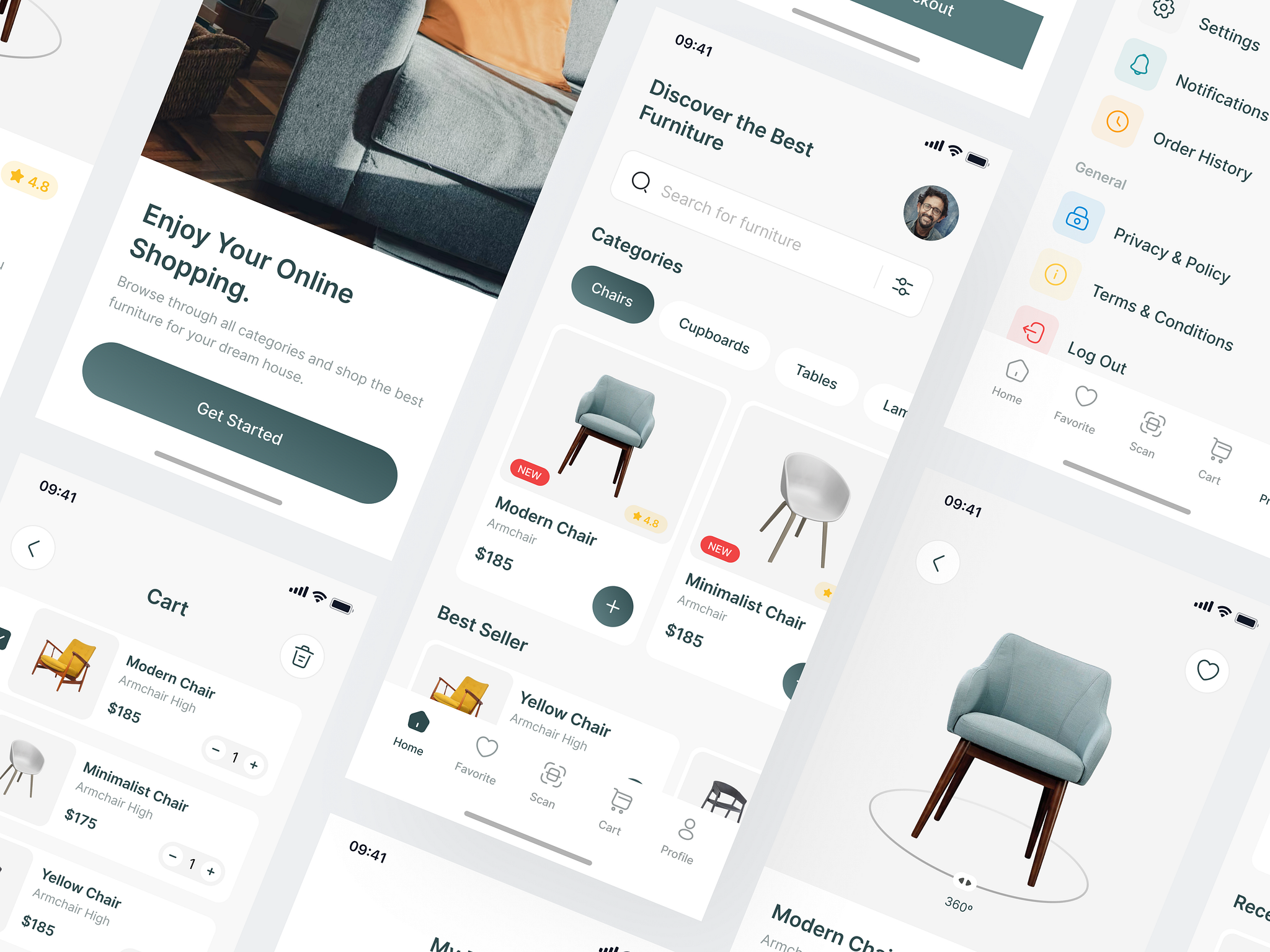 Furnis - Furniture Mobile App by Keffi Design for Bauixindo on Dribbble