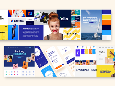 Navworks Stylescape branding colourful design graphic design mood board sailing sports stylescape visual identity