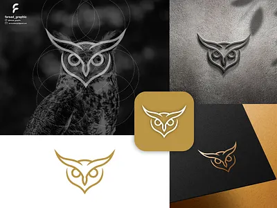Owlint Logo animals bird branding clean corporate branding design golden ratio graphic design grid illustration line logo logodesign minimal modern owl simple ui ux vector