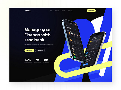 Finance Website Design I Landing Page UI bank app banking finance finance app finance website fintech header hero hero image homepage landing page landingpage slider ui uidesign uiux web webdesign website website design