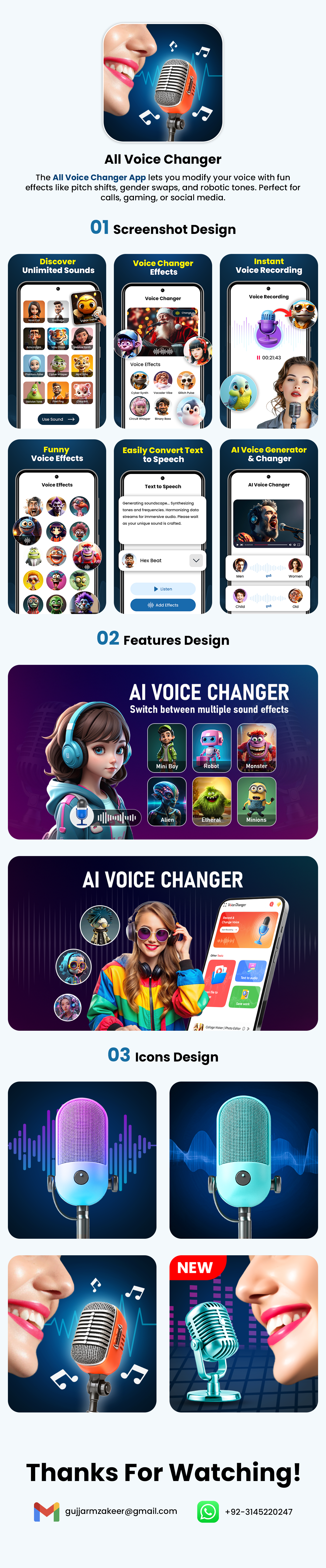 Example of 📲 App Graphics  | Screens, & Features