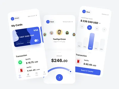Finance Banking App app app design bank banking app finance app mobile mobile app mobile banking