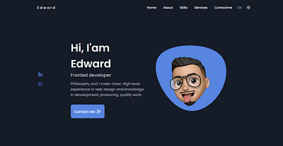 Minimalist Landing page landing page