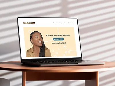 Global Hair League Web Banner Design beauty branding design graphic design logo salon ui ux web design