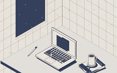 Isometric Desktop illustration