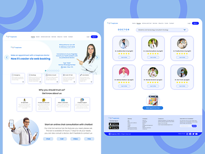 HOSPITAL WEB DESIGN / HOSPITALY APP