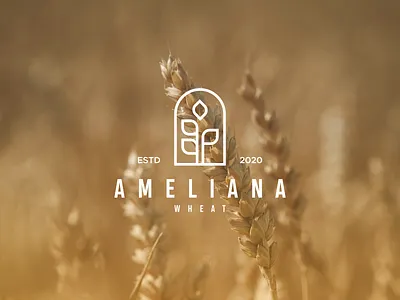 ameliana wheat brand branding company company logo design food food logo icon lettering line logo logo inspiration logo profesional logo tipo logo type logos vector wheat logo