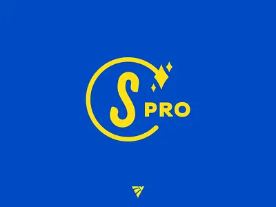 Sparkle Pro Micro app blue branding business clean cleaning crew design favicon friendly graphic design illustration illustrator logo pro professional shot small website yellow