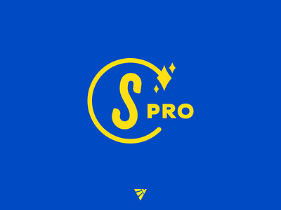 Sparkle Pro Micro app blue branding business clean cleaning crew design favicon friendly graphic design illustration illustrator logo pro professional shot small website yellow