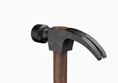 Hammer 3d modeling and texturing 3d 3d hammer 3dmodele 3dproduct autodesk maya bump hammer modeling product model texturing wood wood hammer 3d