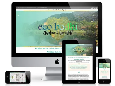 Vegan beauty brand image + website design 4 female entrepreneurs artistic logo beauty brand branding creator digital marketing gold graphic design green holistic logo marketing seo for women travel ui vegan website design