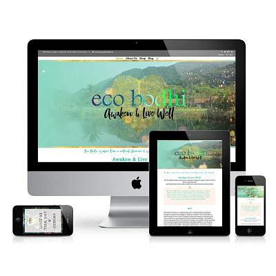 Vegan beauty brand image + website design 4 female entrepreneurs artistic logo beauty brand branding creator digital marketing gold graphic design green holistic logo marketing seo for women travel ui vegan website design