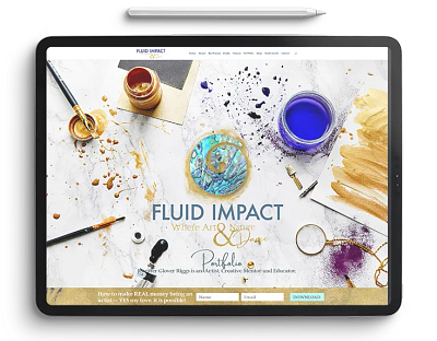 Logo, personal branding, website design for fine artist artist artistic logo brand identity branding design digital marketing illustration logo seo for women ui website design