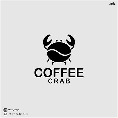 COFFEE CRAB LOGO COMBINATIONS animation apparel brand brand mark branding company design graphic design icon illustration lettering logo logo combinations london motion graphics popular top design top logo ui usa