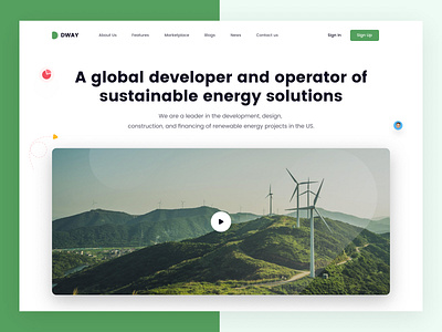 Renewable Energy website UI application believes better energy future creativity dashboard design design usa digital agency energy energy solutions energy website global developer landing page solutions ui ux webdesign website design