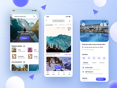 Hotel booking app 3d animation app booking branding design graphic design hotel booking icon illustration logo motion graphics tickets ui ui8 ux vector