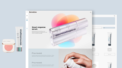 DermaCare ecommerce homepage app ecommcerce saleorcommerce ui ui design ux