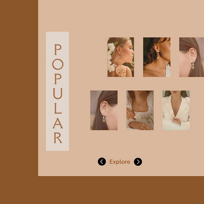 'La Elegante' designed this jewelry website animation branding design figma graphic design illustration logo motion graphics ui uiux