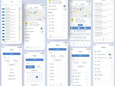 GPSControl APP adobe xd app application car design dribbble gps illustration location shot ui ui ux uiux website