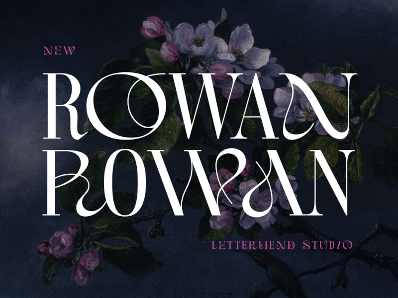 Rowan - Sophisticated Serif artsy freebies