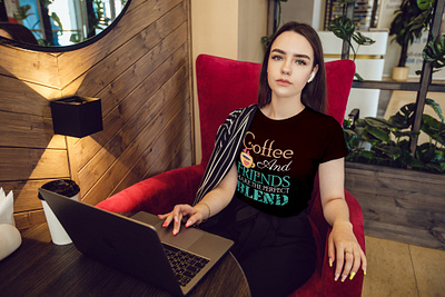 Coffee And Friends T-shirt coffee coffee and friends merch shirt design t shirt designer tee tee designer tshirt tshirt design tshirts typography vector