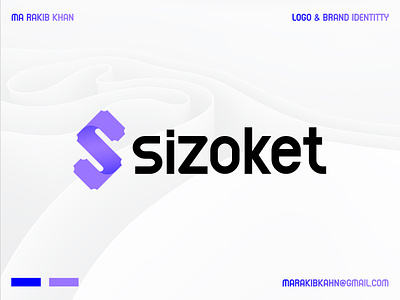 sizoket logo design for ticket blockchain branding design finance icon it logo letter lettering logo logo design logo designer mark minimalism modern monogram s logo tech logo technology typography vector