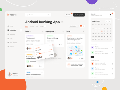 Kanban Board dashboard interface kanban management product productivity schedule task task management tool ui ux web website work