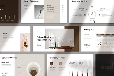 Future - Business Powerpoint Template app branding deck design editorial illustration multipurpose pitch powerpoint presentation template