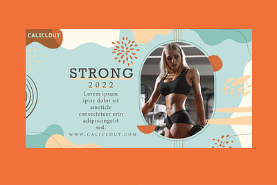 Fitness Banner design dribbble illustration photoshop vector