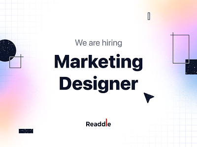 WE'RE HIRING! branding creative design designer graphic design hiring illustration ios join us looking for macos marketing productivity readdle team teamwork ui vacancy were hiring