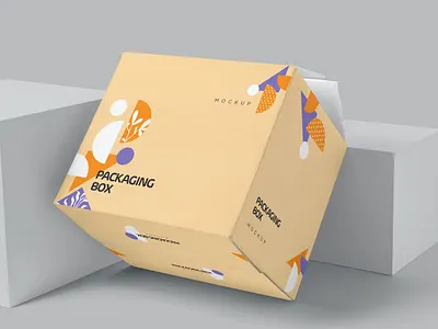 Packaging Box Mock-up box branding cute design illustration logo mockup packaging packaging design ux