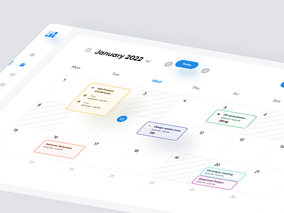 Setmore | Calendar Concept anywhereworks appointment calendar calendar app calendar ui clean date date picker design event interface meeting meeting app planner planning product design schedule time ui ux