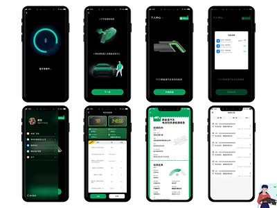 New energy diag battery pack black car diagnose new energy ui