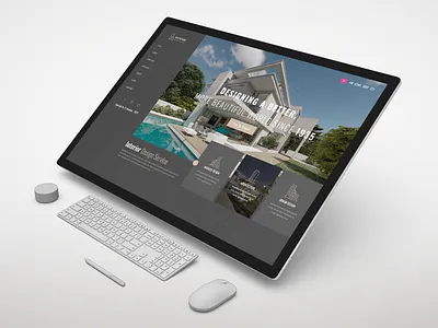 Architecture website design agency branding business company corporate creative design illustration logo ui