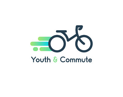 Youth & Commute Logo bicycle bike commute graphic design logo youth