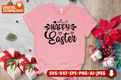 HAPPY EASTER branding creativegraphics design graphic design illustration tshirt design vector