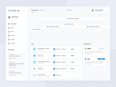 Timesheet Concept accurate design app clean design ui ux