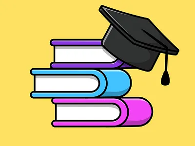 Graduation Hat With Book success