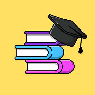 Graduation Hat With Book success