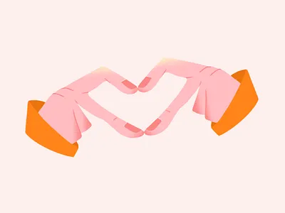 💓 art drawing fingers hand hands illustration love procreate