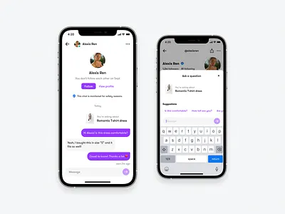 Sept — Smart Shopping App buy chat clean design dm ecommerce fashion figma ios app mobile app product design simple ui user experience user interface ux