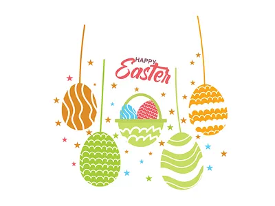 Happy Easter Day Background branding easter easter background graphic design happy easter day illustration vector