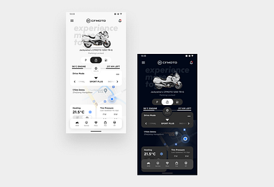 CFMOTO APP ui