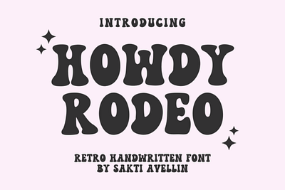 Howdy Rodeo summer fonts