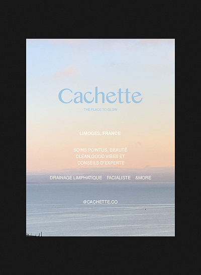 CACHETTE branding design graphicdesign logo poster typography