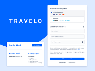 Credit Card Payment UI payment method payment ui travel website ui ux