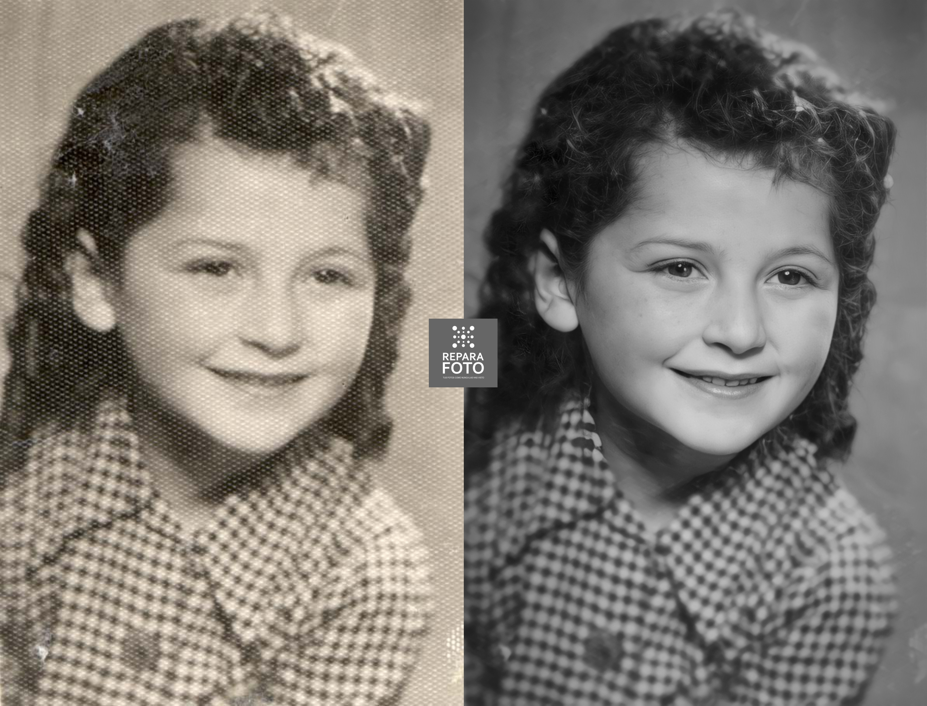 Example of Professional Photo Restoration Service