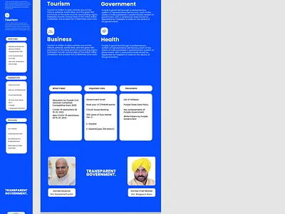 Government Site Design 3d animation branding graphic design logo motion graphics ui