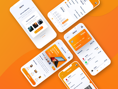 AirPay Mobile App - UI UX Design adobe xd application design design figma graphic design icons illustration ios mobile app mobile app design payment subscription ui ux wireframe