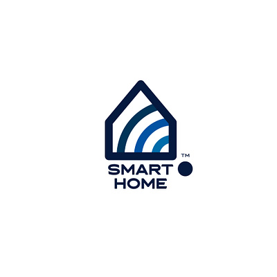 Smart Home ai art branding creative design flat home house idea illustration logo modern smrt tech